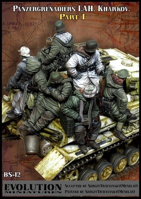 Evolution Miniatures 1/35 Panzergrenadiers LAH. Kharkov. Part 1