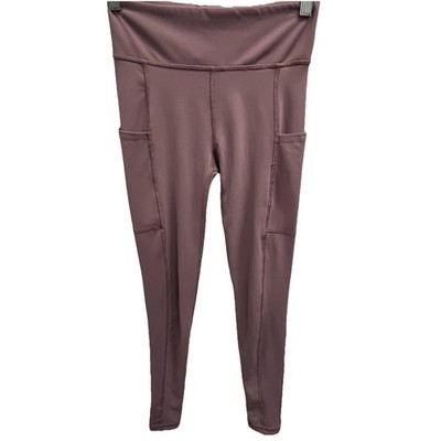Aeropostale Leggings Womens Sz S Lavender Pockets Gym Running Yoga. T17