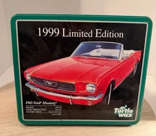 1999 Limited Edition Turtle Wax Mustang Tin Gift Set- Complete