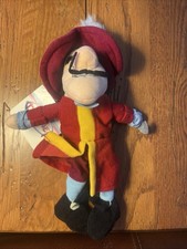 The Disney Store Peter Pan Captain Hook 8  Mini Bean Bag Plush NWT