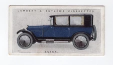 NZ Motor Car Card 1922 - Buick