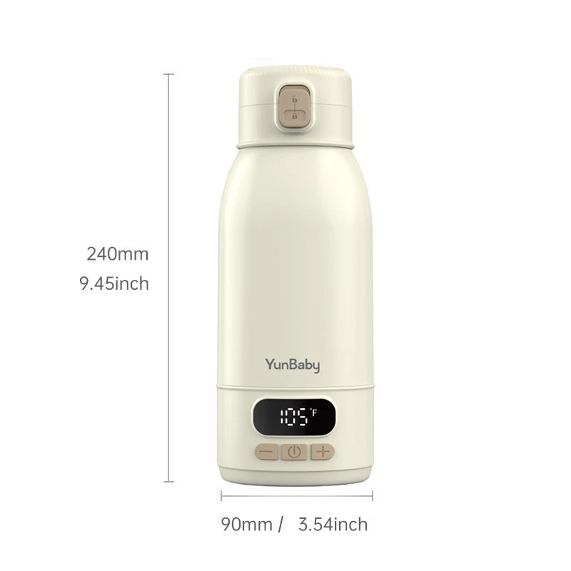 YunBaby Portable Milk Warmer for Travel Portable Bottle Warmer with Fast Heating - Image 2 of 4
