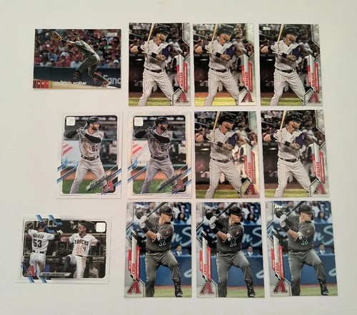 Lotto Diamondbacks Christian Walker 2021 Topps Rainbow Foil /790 386 - Foto 12 di 12