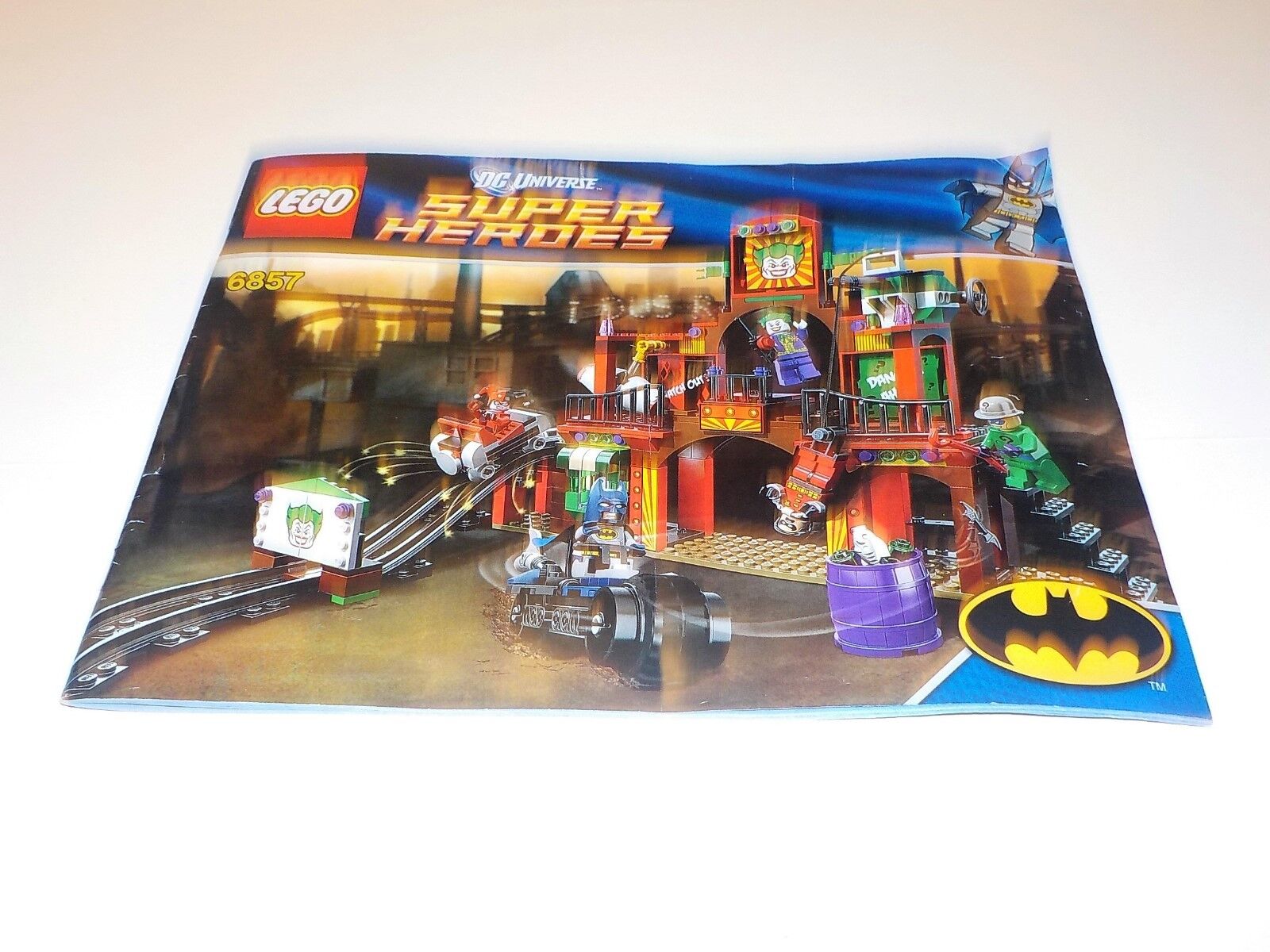   Lego DC Heroes Batman Dynamic Duo Funhouse 6857  INSTRUCTION MANUAL Only