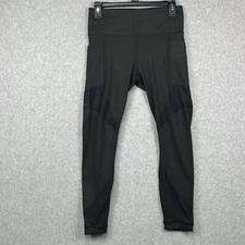 Member’s Mark Leggings Women’s M Black Compression Yoga Training Ankle Pull On