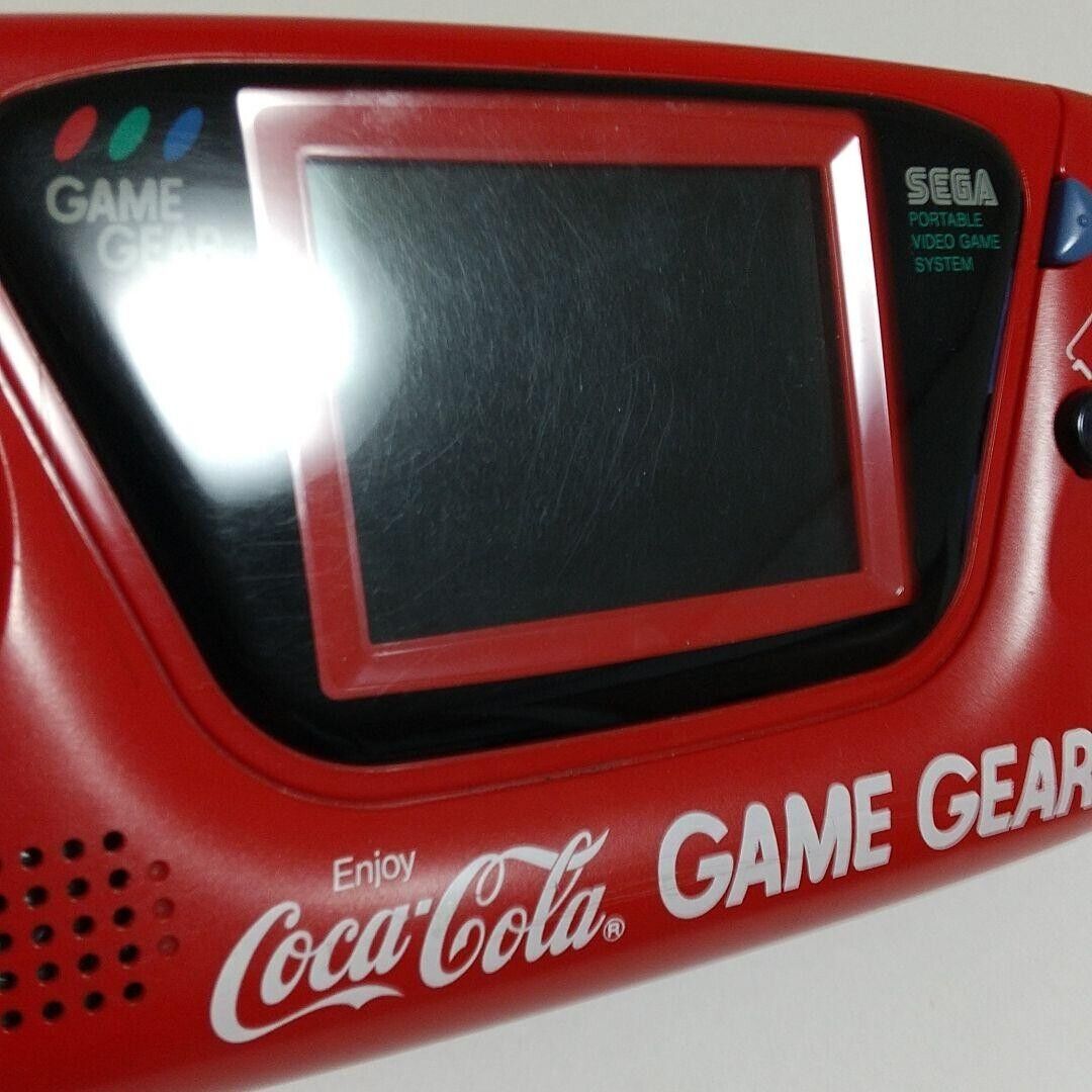 Game Gear SEGA Coca Cola Red Game Console Plus Collaboration Game Gear SEGA Coca Cola Red Game Console Plus Collaboration