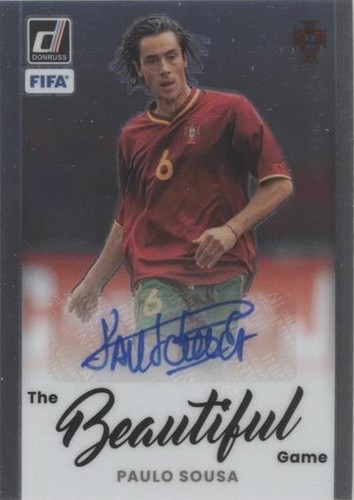 Paulo Sousa 2022-23 Panini Select FIFA Silver Prizm Autograph