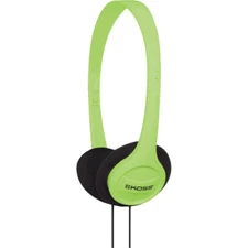 Koss KPH7 Green Lightweight Portable On Ear Headphones