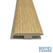 Solid MDF Laminate Threshold Strip Door Bar San Diego Oak Colour 3 Profiles 