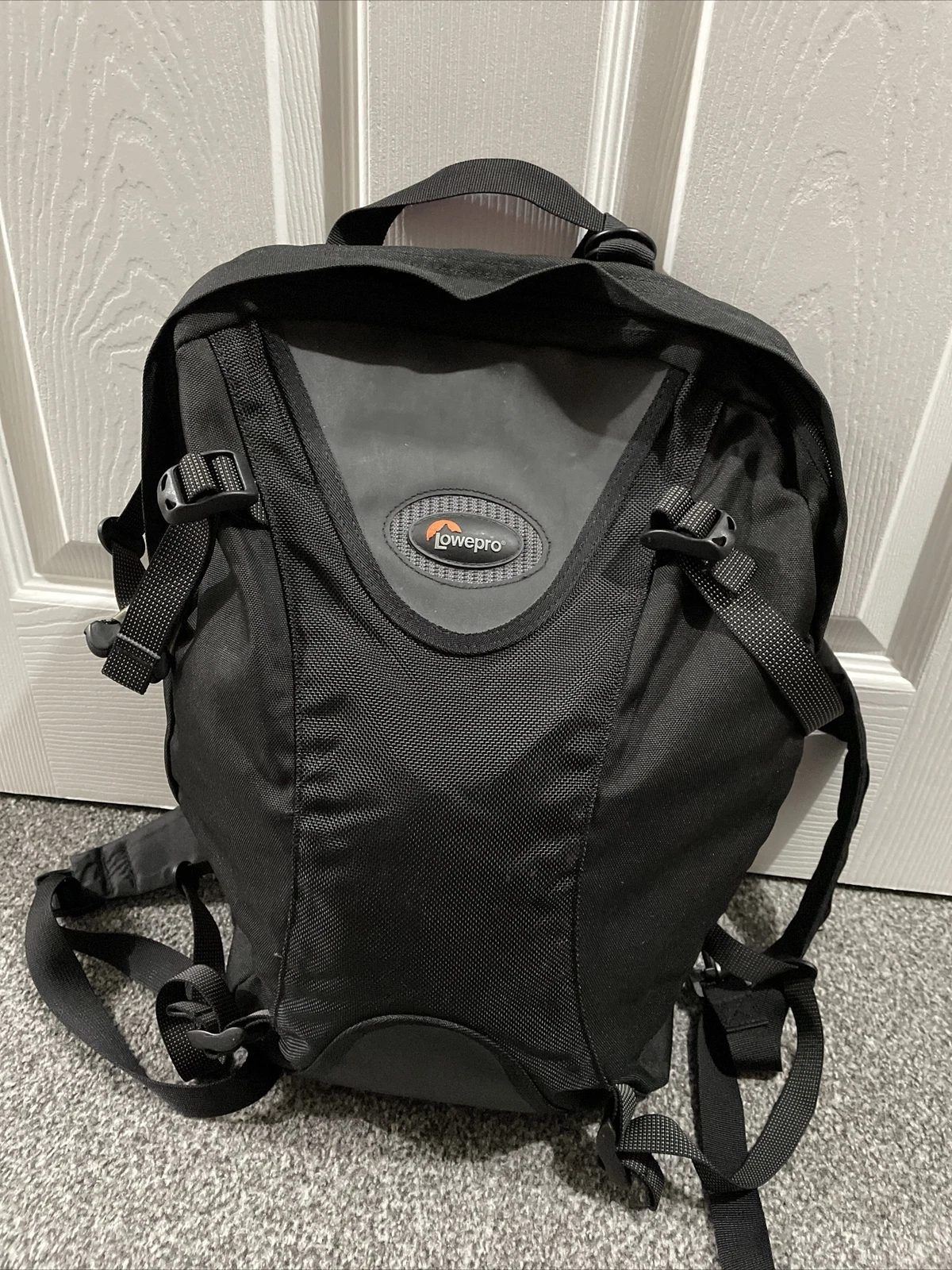 Lowepro Black Nylon Lightweight Backpack