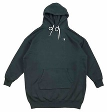 Polo Ralph Lauren Women  s Heavyweight Oversized Big  Tall Black Pullover Hoodie