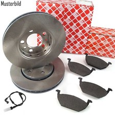 FEBI Bremsscheiben Bremsbelagsatz Warnkontakt vorne für BMW 5 E60 E61 6 E63 E64