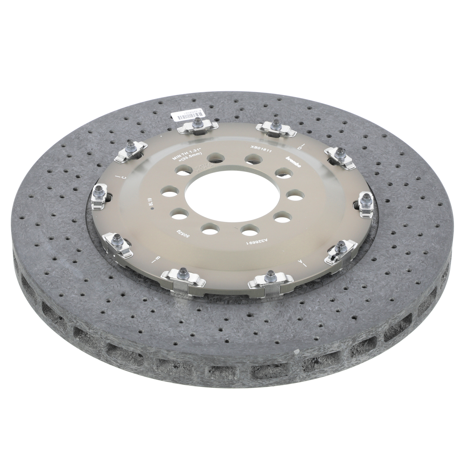 GENUINE FERRARI 458 Challenge BREMBO Vented Rear Brake Disc OEM NEW 271703