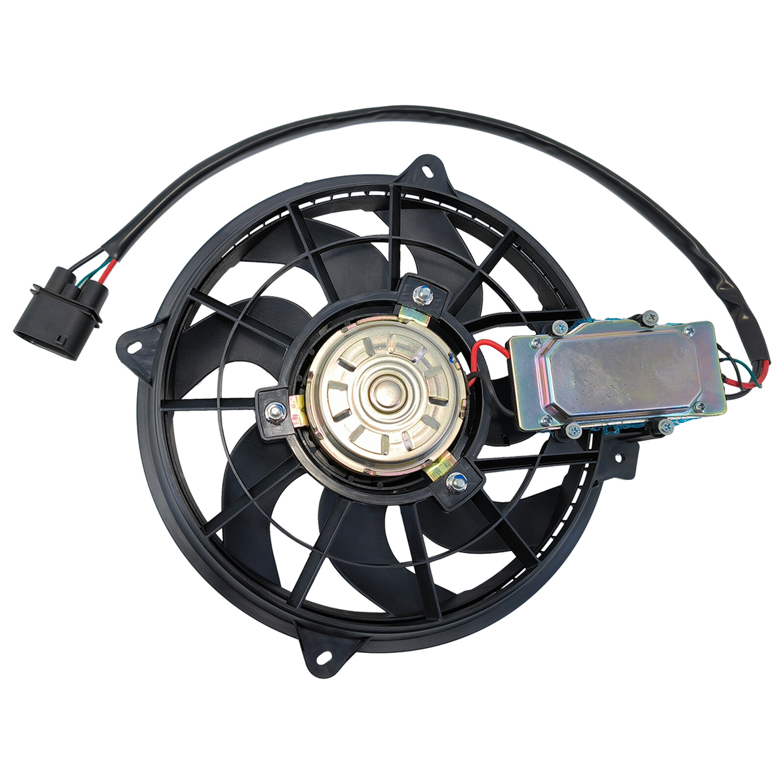 For Audi R8 08-15 Allroad Quattro 04-05 Electric Cooling Fan w/Module 4Z7959455M