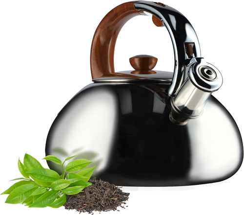 Bollitore a Fischio, in Acciaio Inox, Bollitore Da 2,5 L, Bollitore Con Bollitore a Fischio, in Acciaio Inox, Bollitore Da 2,5 L, Bollitore Con