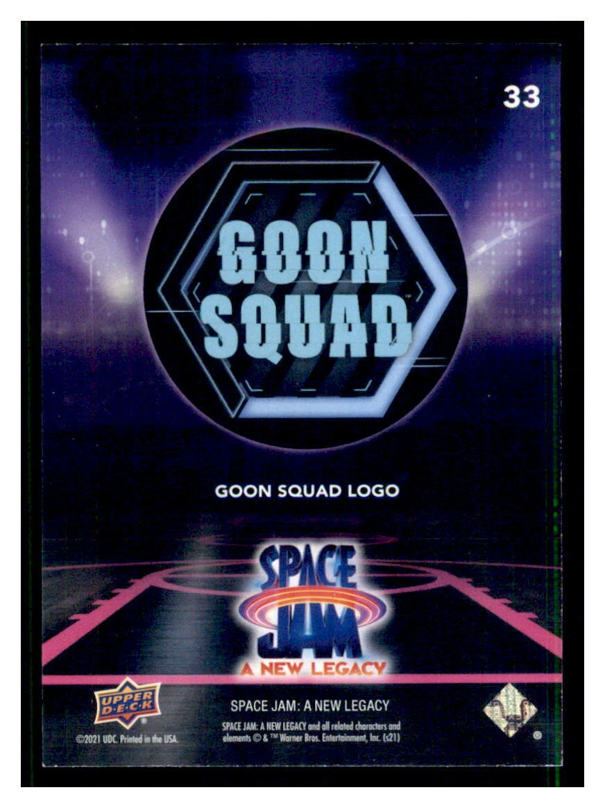 2021 Upper Deck Space Jam #33 GOON SQUAD LOGO | eBay