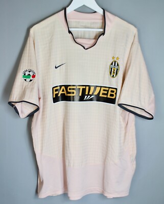 JUVENTUS ITALY 2003/2004 AWAY FOOTBALL SHIRT JERSEY NIKE SIZE XL