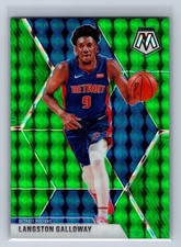2019 Panini Mosaic #47 Langston Galloway Green Prizm Detroit Pistons