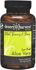 Desert Harvest Super Strength Aloe Vera 180 V...