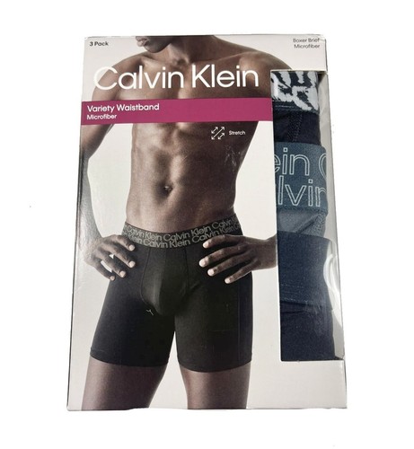 NWT Calvin Klein. Sz M. Men 3 Pack. Microfiber. Boxer Brief. Black. MSRP $42.50 - 第 8/12 張圖片