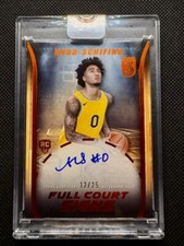 2023-24 Topps Three Basketball Full Court Signs Jalen Hood-Schifino Orange 12/25