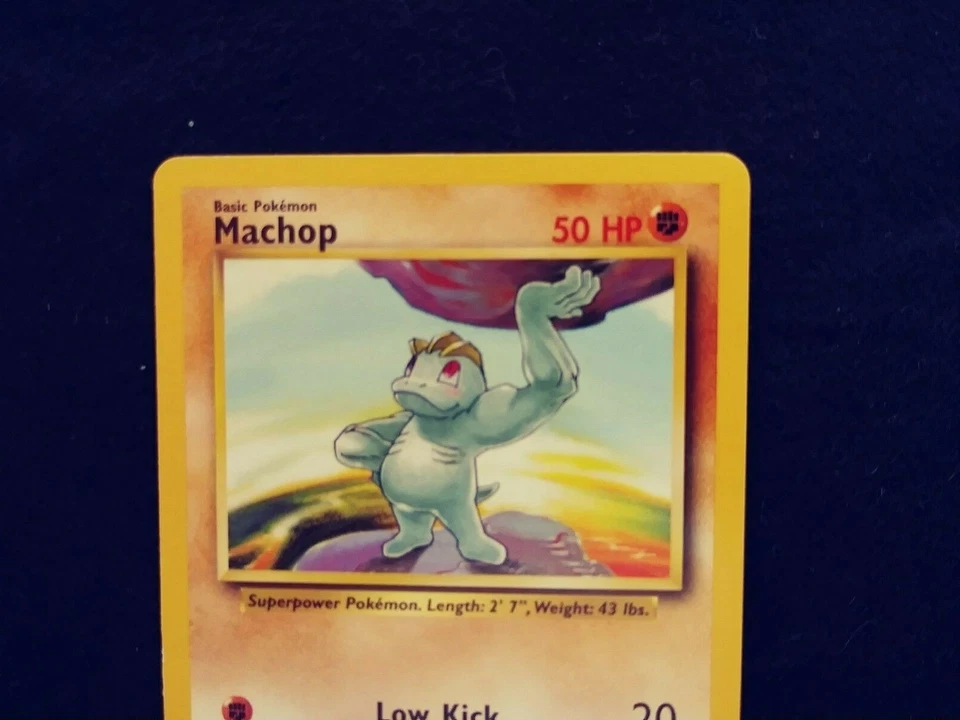 Vintage Machop - 78/130 Base Set Pokemon Card 1995, 96, 98 EXCELLENT - Image 3 of 4