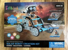 NEW Sillbird STEM Solar Robot Creation Kit 12 In 1 Building Kit 190 Pieces
