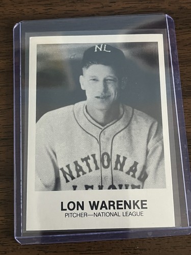 1983 TCMA Renata Galasso 1933 All-Stars Lon Warneke #2