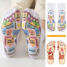 Reflexology Socks Foot Reflexology Acupressure Socks Gloves   1 Massage Tools  