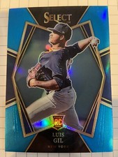 Luis Gil RC 2022 Panini Select Blue retail Premier level #111 Yankees #/149