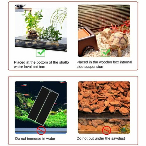 Reptile Vivarium Heat Mat Heating Warm Heater Pad With Thermostat Controller AU - Picture 12 of 18