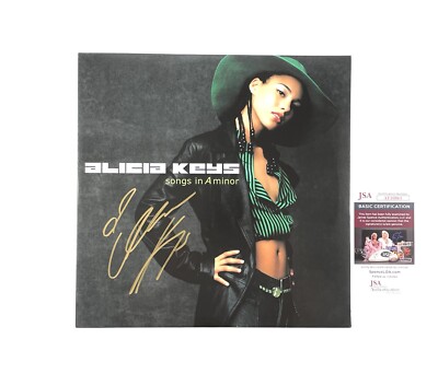 Alicia Keys Hand Signed Autographed Songs In A Minor Vinyl Record