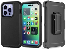 For Apple iPhone 14/14Plus/14Pro Max Case NEW Defender Cover & Clip Fit OTTERBOX
