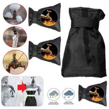 4pcs Winter Outdoor Faucet Cover Multifunctional Garden Faucet Protective Cover