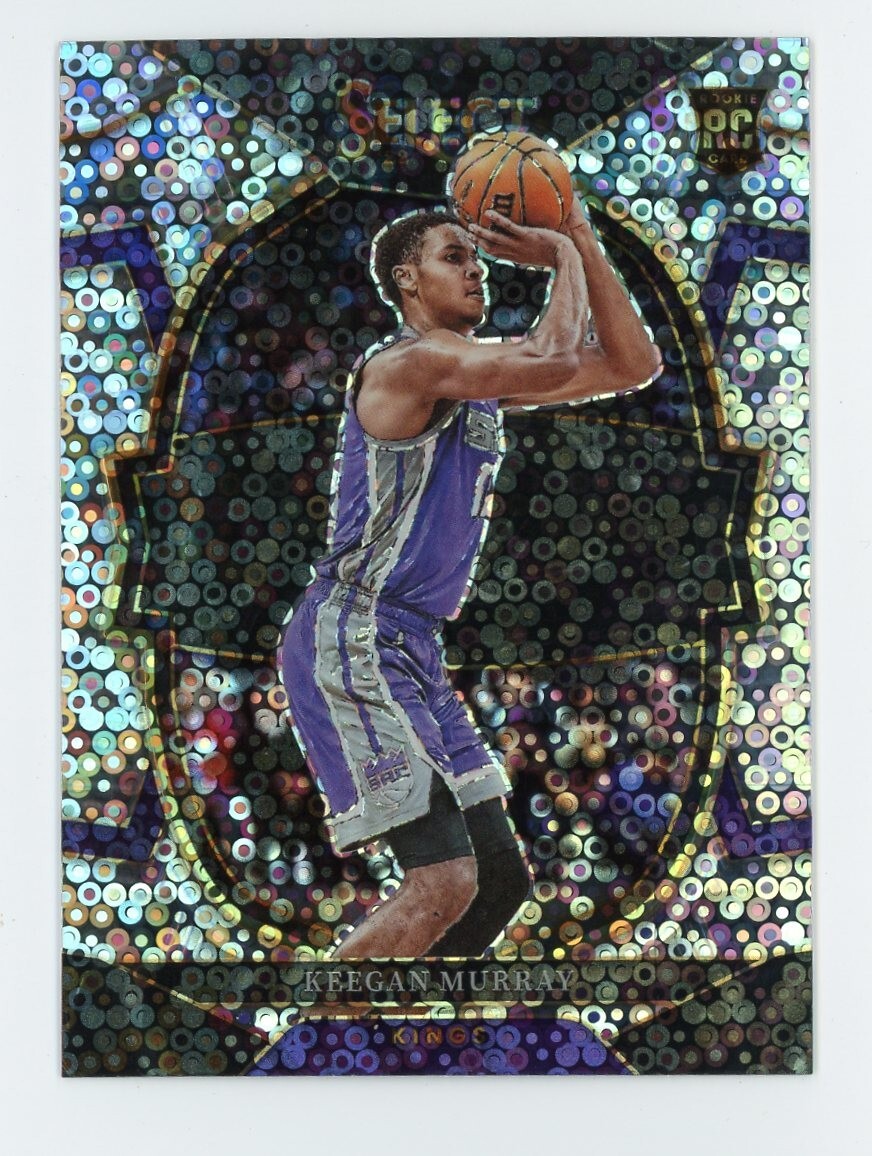 2022-23 Panini Select #81 Keegan Murray RC Concourse Disco Prizm Rookie
