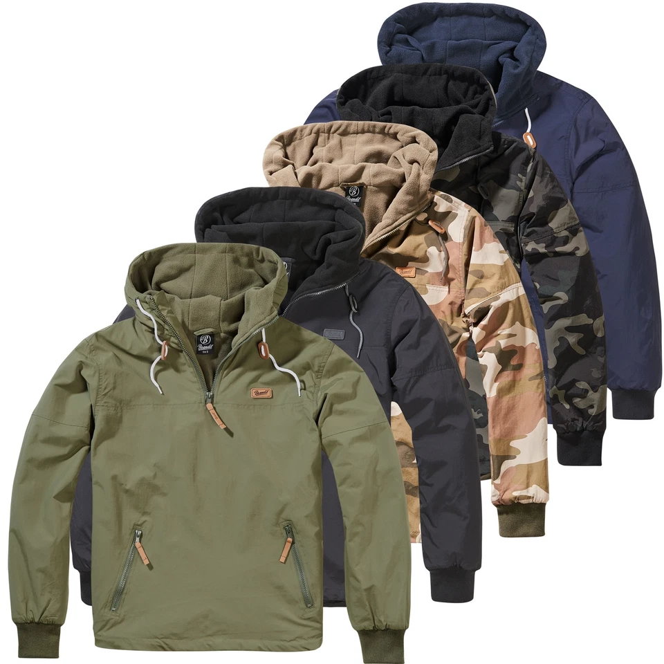 X Brandit Herren Windbreaker Luke Regenjacke Outdoor Windjacke Übergang S-5XL - Bild 1 von 1