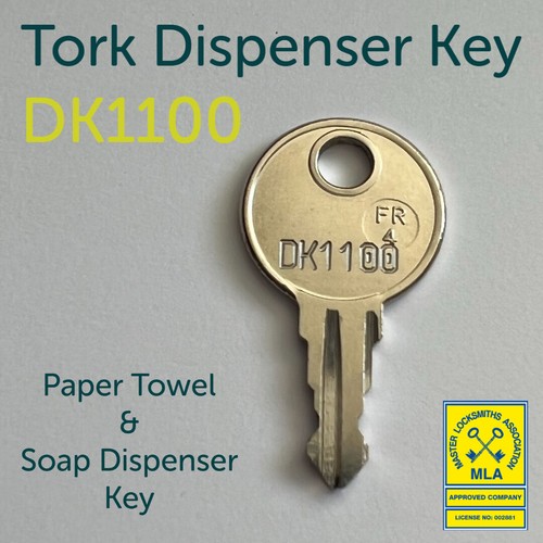 Tork Dispenser Key DK1100 Paper Towel & Soap Dispenser Key eBay