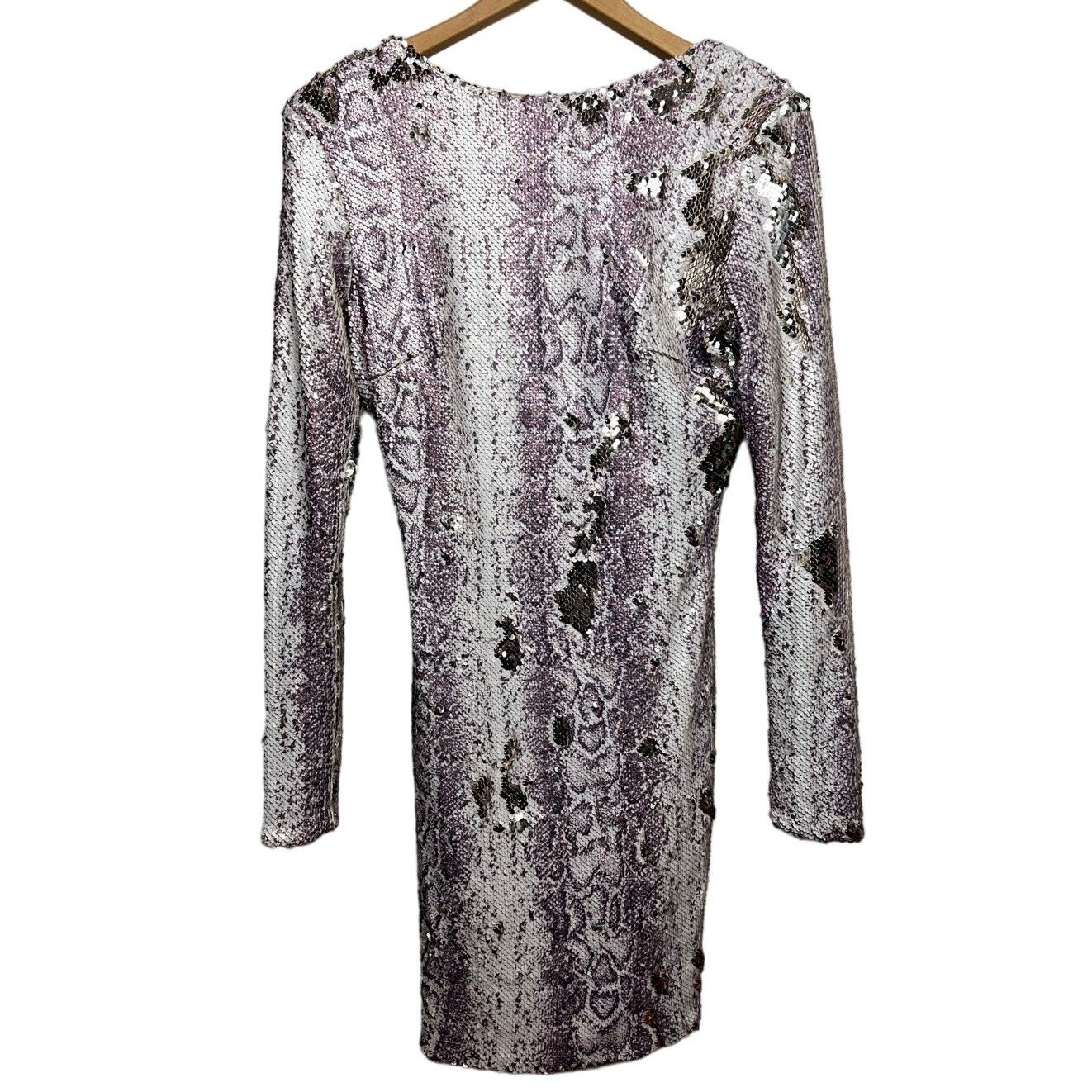 Dress the Population Python Sequin Emery Dress Sz… - image 4