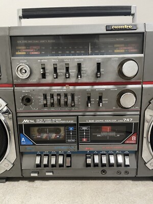 Vintage boomboxSuper jumbo 747 BOOMBOX GHETTOBLASTER 430 | eBay