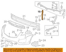 GM OEM 17-23 XT5 Front Bumper Grille Bumper Components-Center Brace 23266488