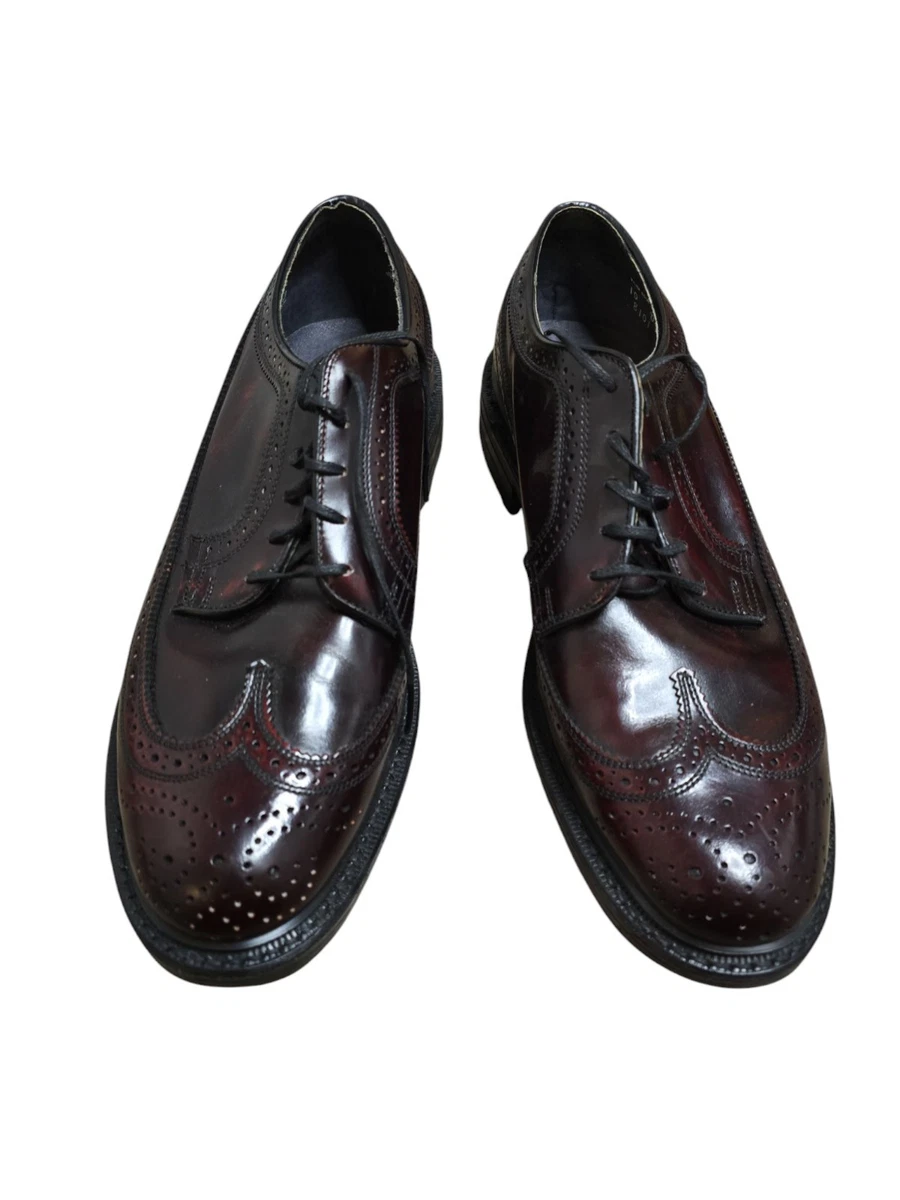 Vtg British Walkers Cordovan Wingtip Brogue Mn’s Size 10.5D Vintage 60 main image 3