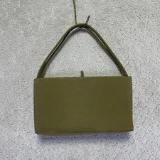 Vintsge Theodor California Hand Bag Green Velvet Suede Clutch Evening Bag Purse