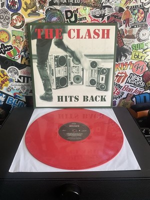 THE CLASH Hits Back 3LP VG+ RED VINYL 