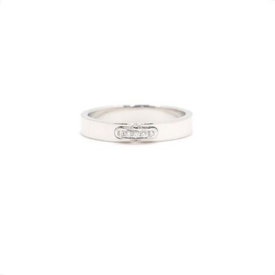 CHAUMET Platin Liens D'Evian 5P Diamant Ehering Ringgröße 8 152895885 [U]
