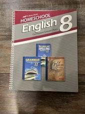 Abeka Homeschool English 8 Curriculum Lesson Plans First Edition 2015 Printing