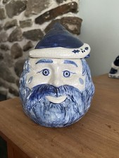 Dedham Pottery The Potting Shed Santa Covered Mug/Bowl