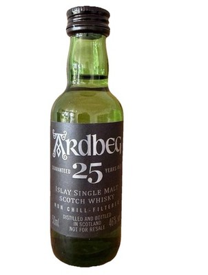 Ardbeg 25 Jahre Committee Miniature 50 ml 46,0 vol% Islay Single Malt Whisky