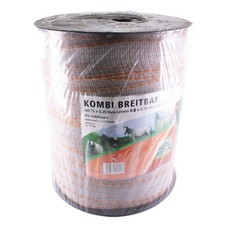 200m Weidezaunband 42mm&nbsp;15x0,20 Niro Elektroband Kombi-Breitband Pferdezaun-Band
