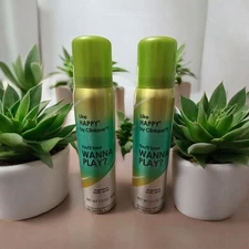 2x Designer Imposters Wanna Play? by Parfums De Coeur Body Spray 2.5oz/75ml