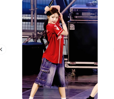 AESPA JERSEY BASEBALL RED UNIFORM NINGNING WINTER KARINA KPOP